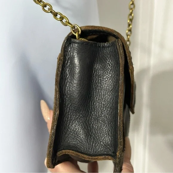 Madewell dark brown leather crossbody